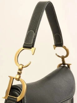 QOO Vintage DIOR Leather Saddle Bag Black -Best Jewelry Store IMG 2078