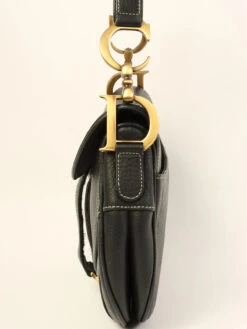 QOO Vintage DIOR Leather Saddle Bag Black -Best Jewelry Store IMG 2082