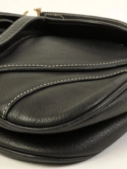 QOO Vintage DIOR Leather Saddle Bag Black -Best Jewelry Store IMG 2085