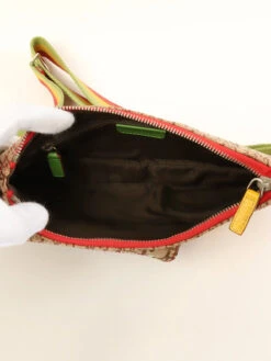 QOO Vintage DIOR Rasta Trotter Double Saddle Shoulder Bag Brown/Multi -Best Jewelry Store IMG 2422