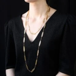 Sarl Baume French Art Nouveau 18 Karat Yellow Gold Art Nouveau Long Necklace 26 Sarl Baume French Art Nouveau 18 Karat Yellow Gold Art Nouveau Long Necklace -Best Jewelry Store IMG 3011 master 869dfc91 2ae1 448b 92e5 2248d4aeeb7a