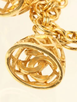 QOO Vintage CHANEL Bird Cage Cc Mark Swing Necklace Gold -Best Jewelry Store IMG 3044