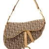 QOO Vintage DIOR Trotter Pattern Saddle Bag Brown -Best Jewelry Store IMG 3802