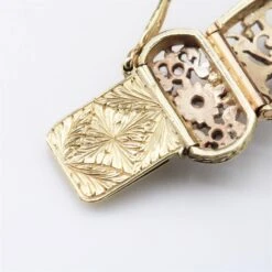 Sarl Baume 1930s Natural Ceylon Sapphires And Diamonds 18 Karat Yellow Gold Bracelet -Best Jewelry Store IMG 4159 master