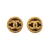 QOO Vintage CHANEL 1995 Made Round Design Cc Mark Earrings Gold/Black 1 QOO Vintage CHANEL 1995 Made Round Design Cc Mark Earrings Gold/Black -Best Jewelry Store IMG 4513 42c83a2c 5b62 4644 a36d dc33b66ddee3