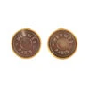 QOO Vintage HERMES Sellier Earrings Gold/Shell -Best Jewelry Store IMG 4524
