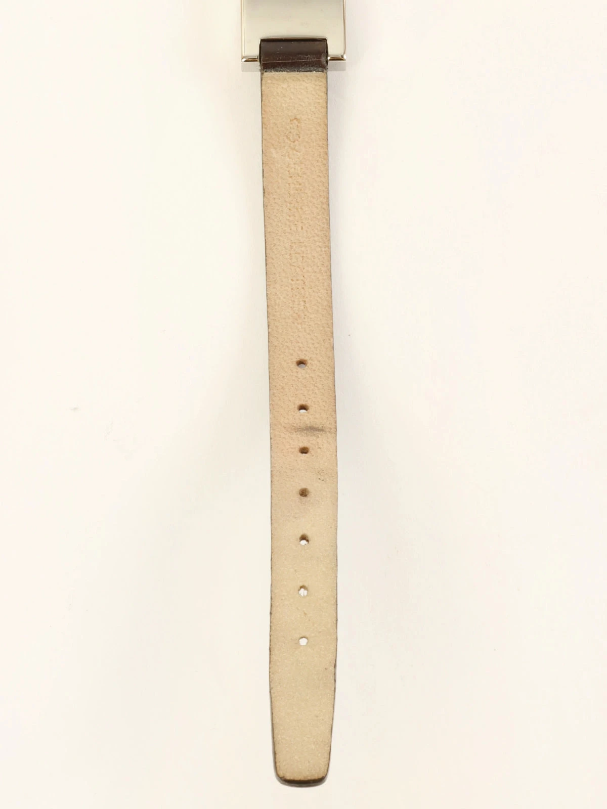 QOO Vintage FENDI Square Logo Face Watch Silver/Dark Brown 13 QOO Vintage FENDI Square Logo Face Watch Silver/Dark Brown - Image 11