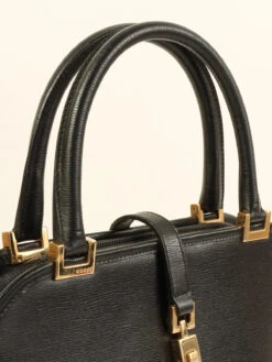 QOO Vintage GUCCI Jackie Top Handle Bag Black -Best Jewelry Store IMG 5232