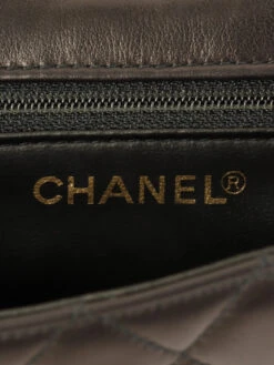 QOO Vintage CHANEL Around 1990 Made Turn-Lock Waist Bag Black -Best Jewelry Store IMG 5328