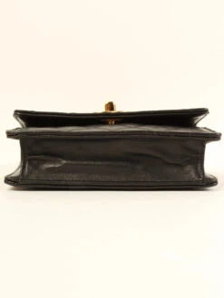 QOO Vintage CHANEL Around 1990 Made Turn-Lock Waist Bag Black -Best Jewelry Store IMG 5337