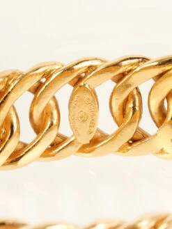 QOO Vintage CHANEL Cc Mark Plate Chain Bangle -Best Jewelry Store IMG 5810