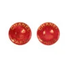 QOO Vintage CHANEL 1997 Made Round Logo Earrings Red -Best Jewelry Store IMG 5947