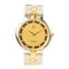 QOO Vintage GIVENCHY Rhinestone Round Face Watch Silver/Gold