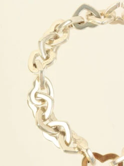 QOO Vintage TIFFANY & CO. Heart Link Bracelet Silver/Gold -Best Jewelry Store IMG 7040