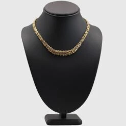 Sarl Baume French Modern 18 Karat Yellow Gold Interlaced Flat Mesh Necklace -Best Jewelry Store IMG 7285 master