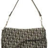 QOO Vintage DIOR Trotter Pattern Saddle Bag Black -Best Jewelry Store IMG 7715
