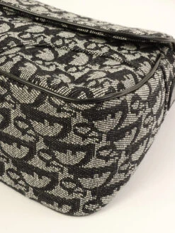 QOO Vintage DIOR Trotter Pattern Saddle Bag Black -Best Jewelry Store IMG 7724