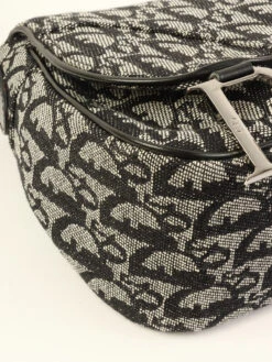 QOO Vintage DIOR Trotter Pattern Saddle Bag Black -Best Jewelry Store IMG 7725
