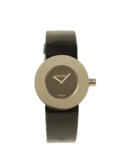 QOO Vintage CHANEL La Ronde Watch Black/Silver