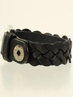 QOO Vintage LOEWE Leather Logo Bracelet Black -Best Jewelry Store IMG 8008 4b676f4e 4593 4cf9 981c fcc72f80e217