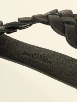 QOO Vintage LOEWE Leather Logo Bracelet Black -Best Jewelry Store IMG 8010