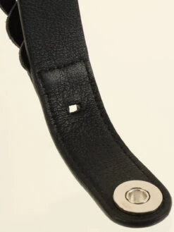 QOO Vintage LOEWE Leather Logo Bracelet Black -Best Jewelry Store IMG 8013 d0dbd92c 1f50 4a4a 834f bdc2cf69460e