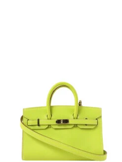 QOO Vintage HERMES 2010 Made Tiny Birkin Kiwi