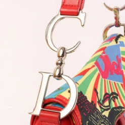 QOO Vintage DIOR Canvas Rasta Mania Saddle Bag Red/Multi -Best Jewelry Store IMG 9563 827ccd52 56ab 4355 8473 64f12ddd3614