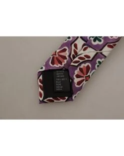 Style Tribute Dolce & Gabbana Men's Multicolor Fantasy Pattern Necktie Accessory -Best Jewelry Store KRA3115 3 P