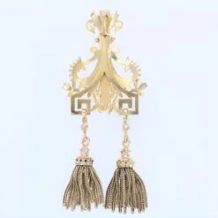 Sarl Baume 19th Century 18 Karat Yellow Gold Tassels Pendant 14 Sarl Baume 19th Century 18 Karat Yellow Gold Tassels Pendant -Best Jewelry Store LOT22 10 master