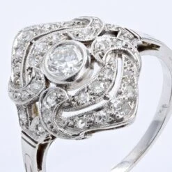 Sarl Baume French 1930s Art Deco Style Diamonds 18 Karat White Gold Ring -Best Jewelry Store LOT 28 04 master 98a420b2 3c92 401b b91c 3cdd1acc2d36