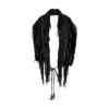 Her Age COLLECTION PRIVEE Collection Privee Faux Fur Scarf With Leather Fringes