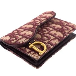 Poshbag DIOR Saddle Lotus Dior Oblique Jacquard Wallet -Best Jewelry Store OC2938 6