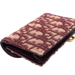 Poshbag DIOR Saddle Lotus Dior Oblique Jacquard Wallet -Best Jewelry Store OC2938 8