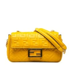 Upteam FENDI Zucca Embossed Midi Baguette -Best Jewelry Store PI5FTBV53FNPYF3O 1