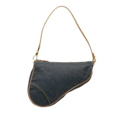 Upteam DIOR Denim Saddle Pochette Shoulder Bag