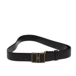 Fancy Lux YVES SAINT LAURENT Belt In Black Leather