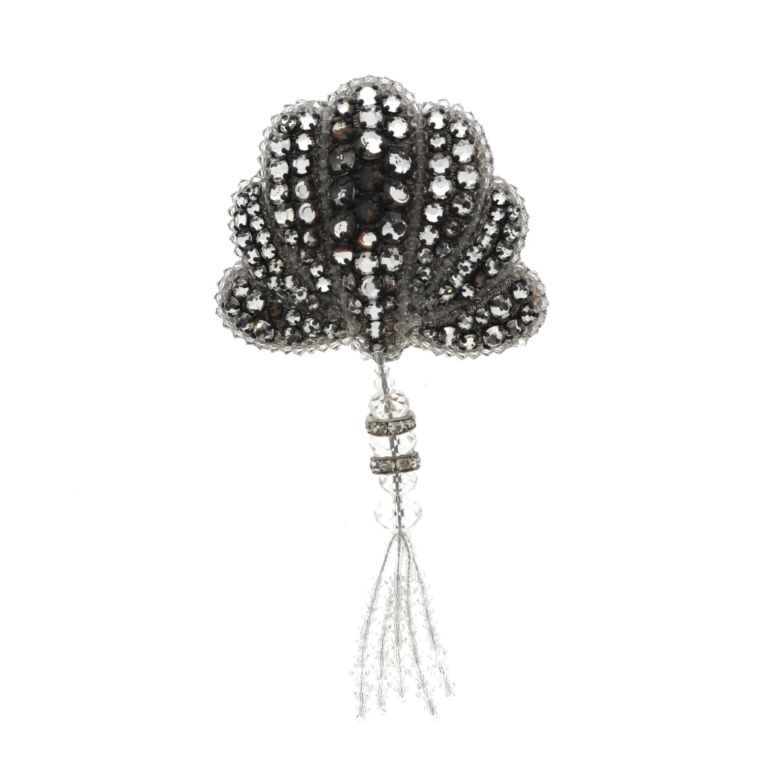 Fancy Lux GUCCI Brooch In Silver Metal 3 Fancy Lux GUCCI Brooch In Silver Metal