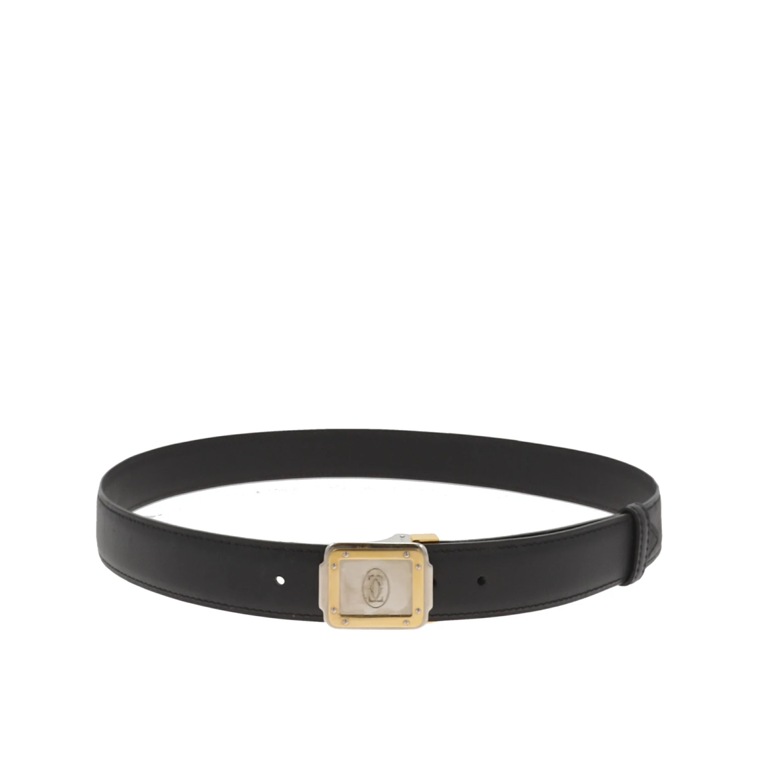 Fancy Lux CARTIER Belt In Black Leather 3 Fancy Lux CARTIER Belt In Black Leather