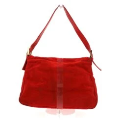Fancy Lux FENDI Mamma Baguette Shoulder Bag In Red Suede -Best Jewelry Store Photo003 93474b70 632d 4cb9 836e 4f2dc727b06d