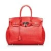 The Plush Posh HERMES Clemence Birkin 35 Red