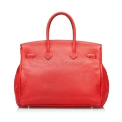 The Plush Posh HERMES Clemence Birkin 35 Red -Best Jewelry Store R7FOLSS5M8VR3OXA 3