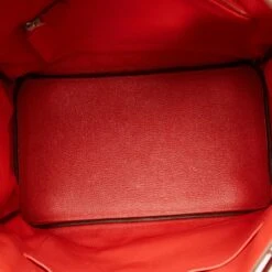 The Plush Posh HERMES Clemence Birkin 35 Red -Best Jewelry Store R7FOLSS5M8VR3OXA 5