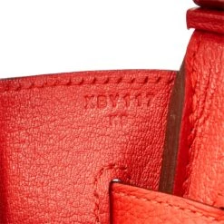 The Plush Posh HERMES Clemence Birkin 35 Red -Best Jewelry Store R7FOLSS5M8VR3OXA 7