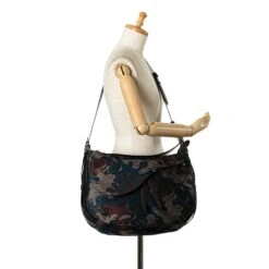Upteam DIOR Peter Doig Denim Camouflage Soft Saddle Bag -Best Jewelry Store RYYXV5DUT0I29EU0 11