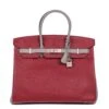 Xupes Hermes Rouge Grenat & Gris Mouette Epsom Leather HSS Special Order Birkin 35cm Retourne Tote -Best Jewelry Store Rouge Grenat Gris Mouette Epsom Leather HSS Special Order Birkin 35cM Retourne