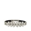 Upteam PRADA Rhinestone Saffiano Bracelet Costume Bracelet