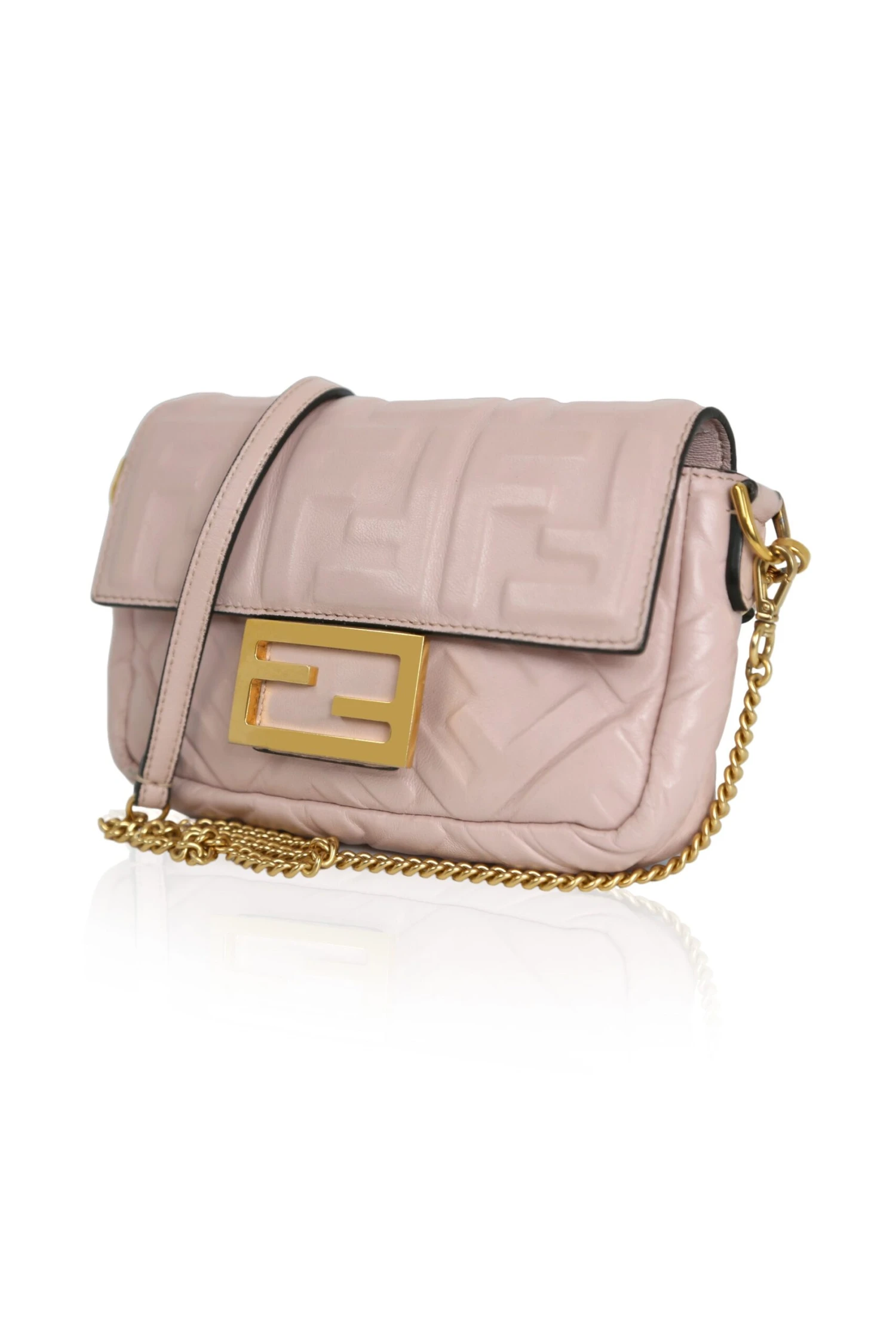 Rewind Vintage FENDI Nappa Embossed Mini Baguette 6 Rewind Vintage FENDI Nappa Embossed Mini Baguette - Image 4