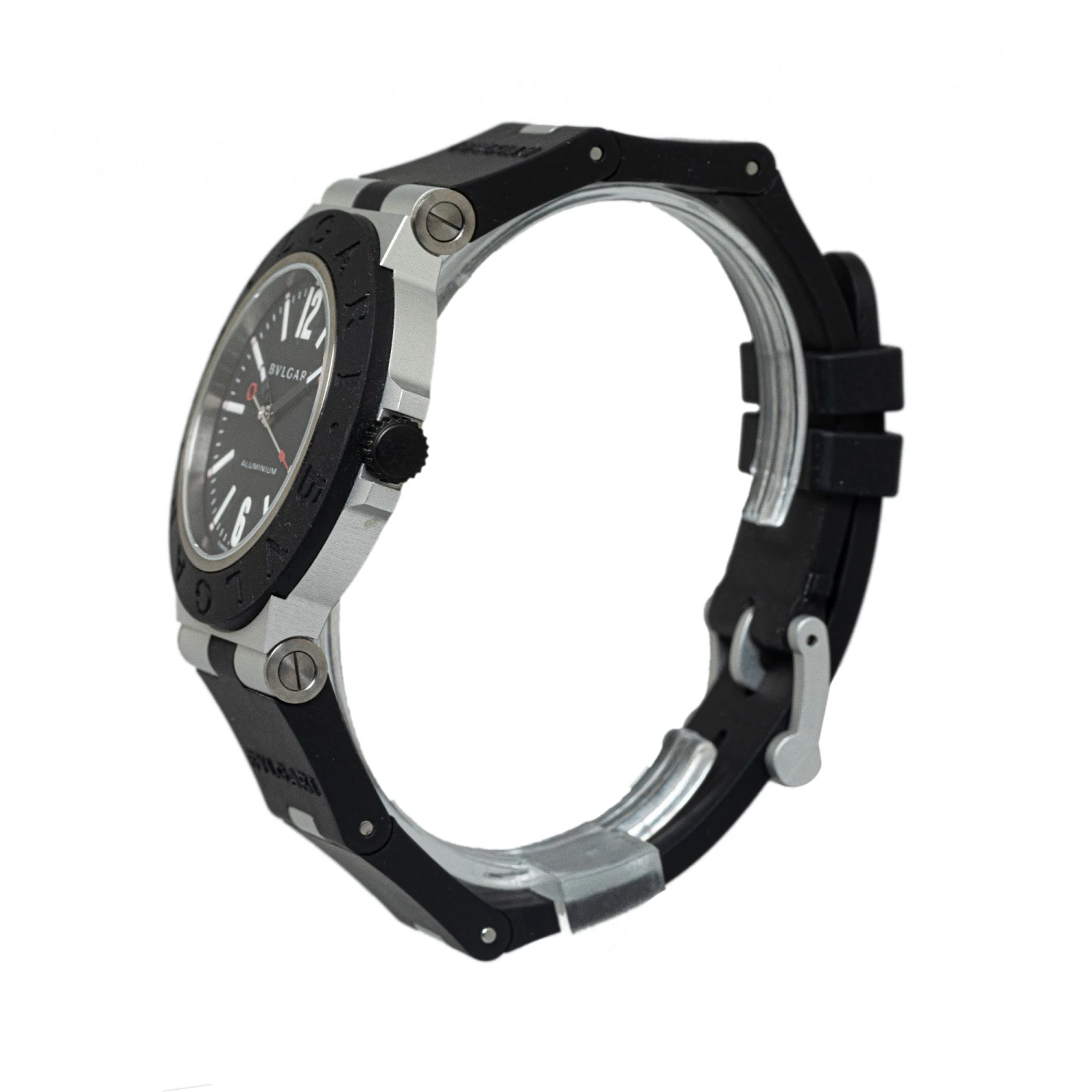 Upteam BVLGARI Automatic Aluminum And Rubber Diagono Watch 4 Upteam BVLGARI Automatic Aluminum And Rubber Diagono Watch - Image 2