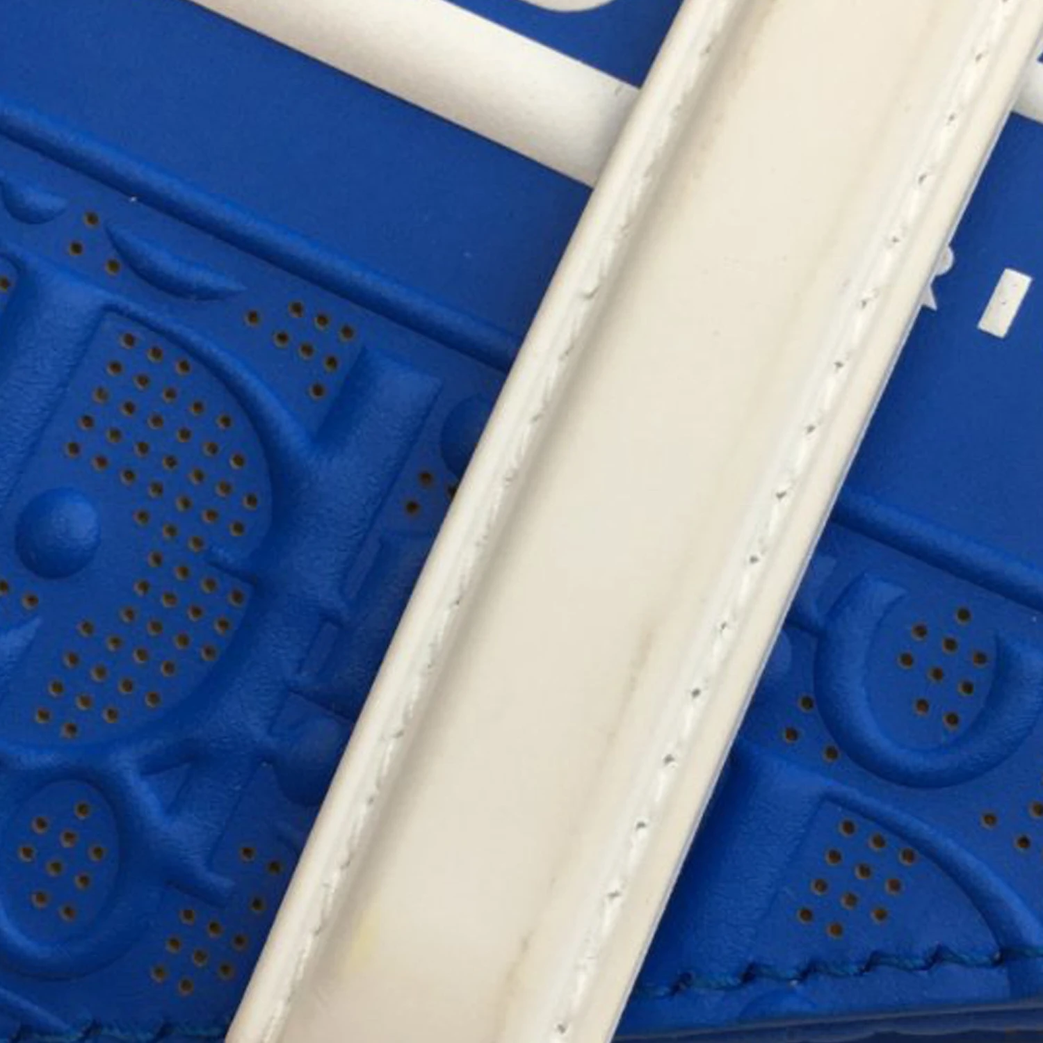 Upteam DIOR Embossed Leather Oblique Saddle Bag 13 Upteam DIOR Embossed Leather Oblique Saddle Bag - Image 11